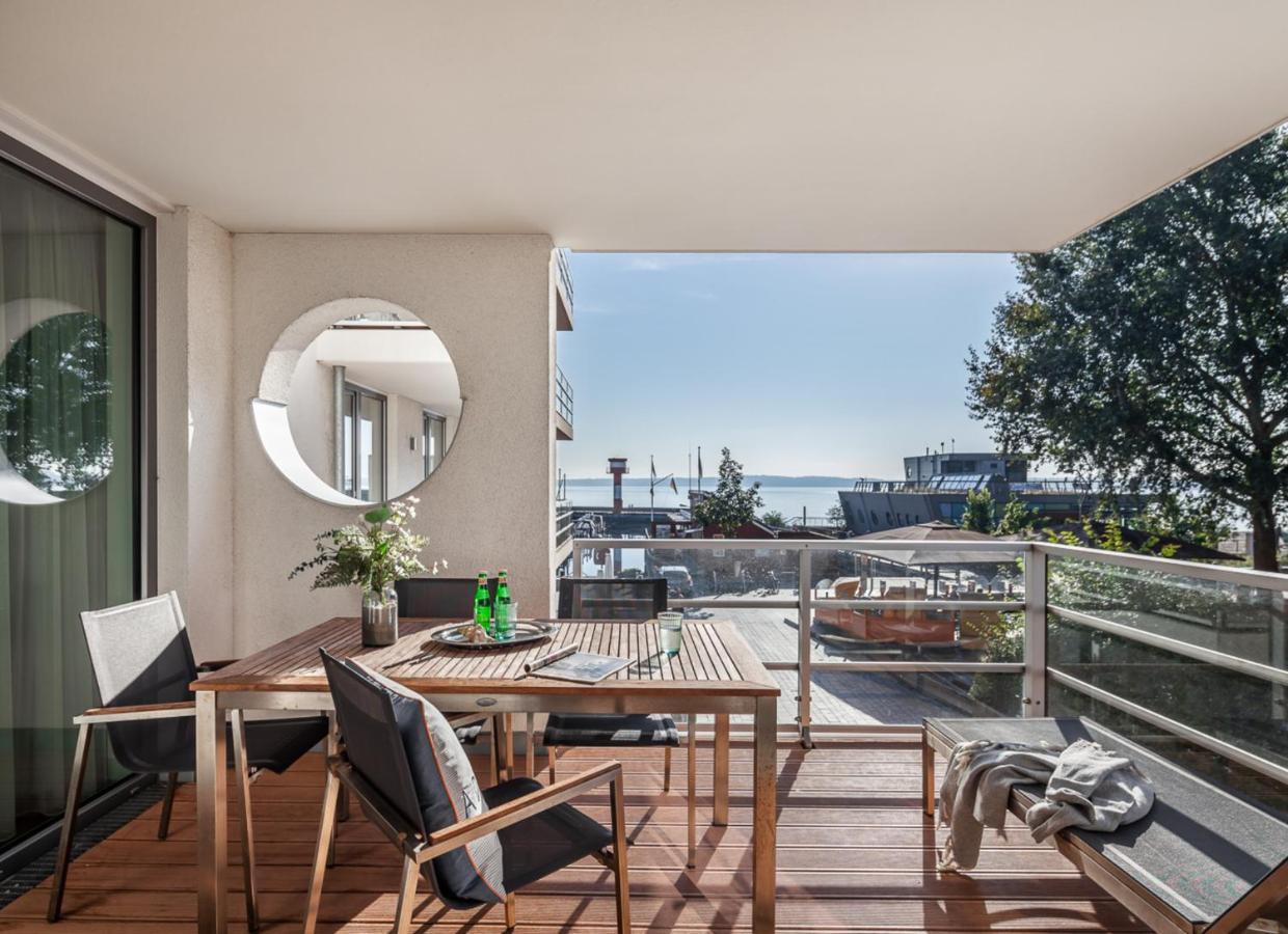 Apartmenthaus Hafenspitze Ap 5 - "Am Yachthafen 5" - Blickrichtung Offenes Meerstrandpromenade Eckernfoerde Exterior photo