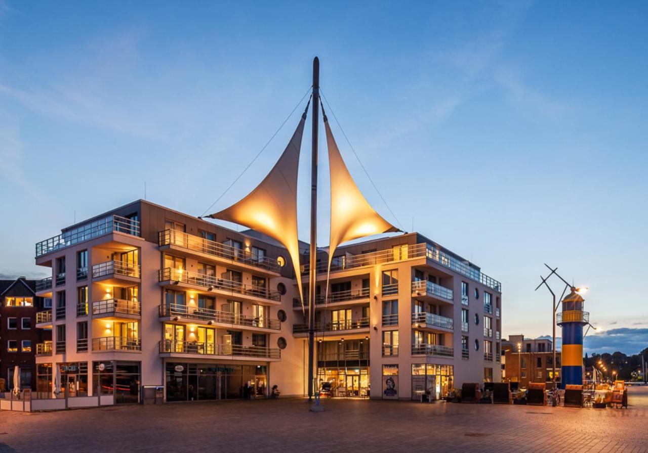Apartmenthaus Hafenspitze Ap 5 - "Am Yachthafen 5" - Blickrichtung Offenes Meerstrandpromenade Eckernfoerde Exterior photo